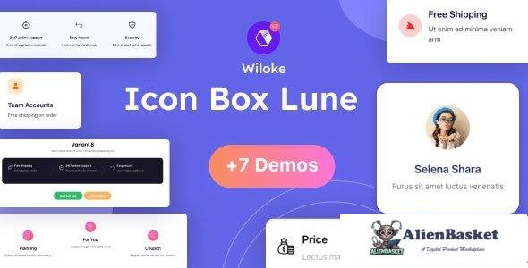 103003  Wiloke Icon Box Lune for Elementor v1.0.1 