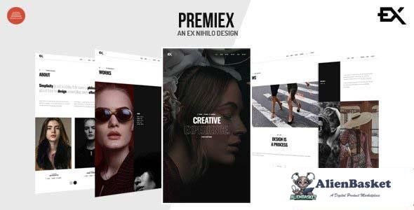103069  Premiex v1.0 - One Page Portfolio WordPress Theme 