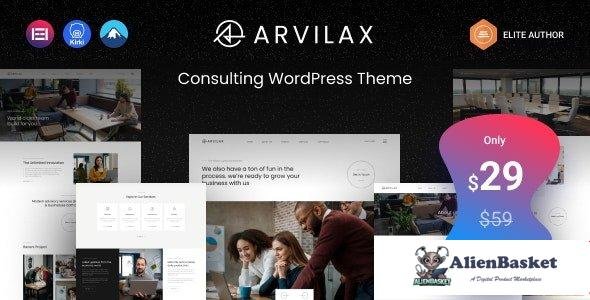 103075  Arvilax v1.0.1 - Business Consulting WordPress Theme 