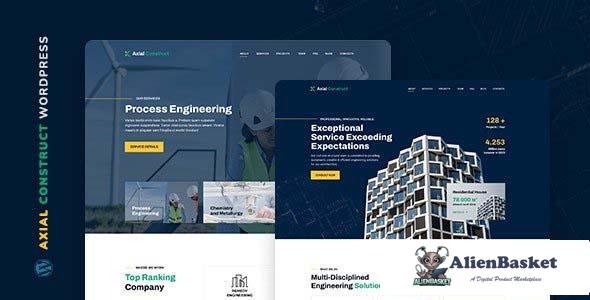 103076  Axial v1.0 – Construction Company WordPress Theme 