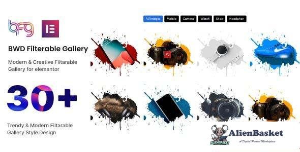 103115  BWD Filterable Gallery addon for elementor v1.0 