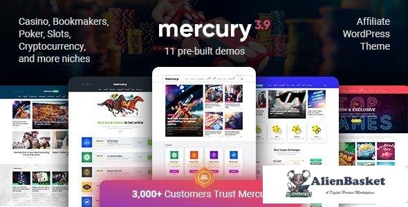 109067  Mercury v3.9.6 - Gambling & Casino Affiliate WordPress Theme. News & Reviews 