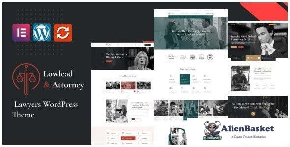 105005  Lowlead v1.0.3 - Attorney & Lawyers WordPress Theme 