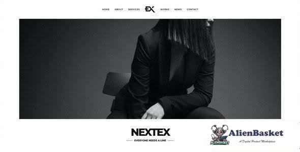 103290  Nextex v1.0 - One Page Photography WordPress Theme 