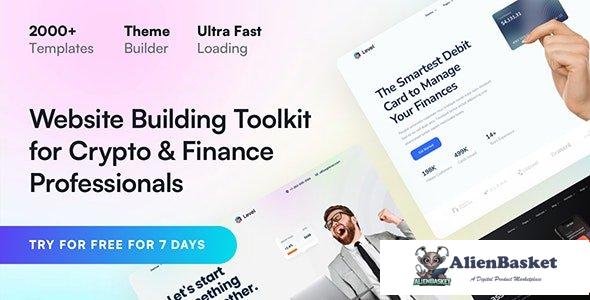 103291  Level v1.0.9 - Financial Technology & Crypto WordPress Theme 