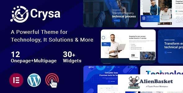 106431  Crysa v1.0.5 - IT Solutions WordPress Theme 