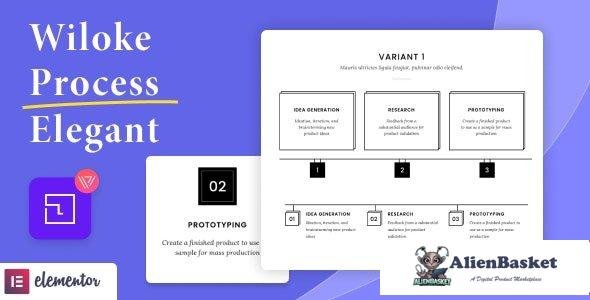 103424  Wiloke Process Elegant Addon for Elementor v1.0.17 