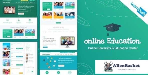 103550  Education Center v3.6.5 - LMS Online University & School Courses Studying WordPress Theme 