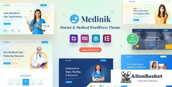 108692  Medinik v1.3.1 - Doctor & Medical WordPress Theme 