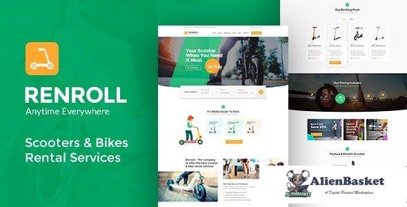 103458  Renroll v7.1 - Scooter & Bike Rentals Theme 