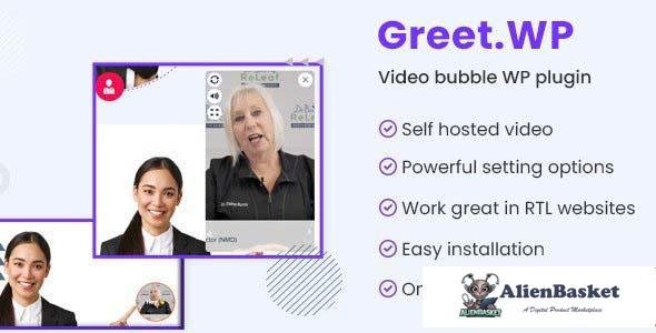 105960  Greet.wp v1.4.0 - Video bubble WordPress plugin 