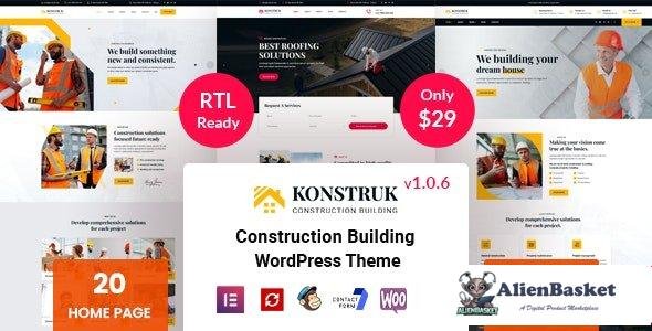 110297  Konstruk v1.1.7 - Construction WordPress Theme 