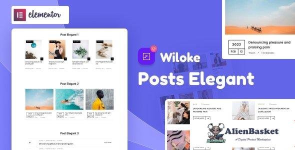 103578  Wiloke Post Elegant Addon for Elementor v1.0.17 