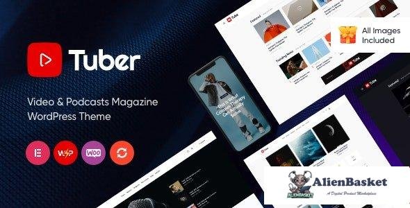 103606  Tuber v1.0 - Video Blog & Podcast WordPress Theme 