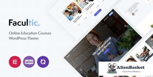 103610  Facultic v1.0 - Online Education Courses WordPress Theme 