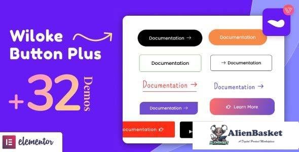103702  Wiloke Button Plus for Elementor v1.0.20 