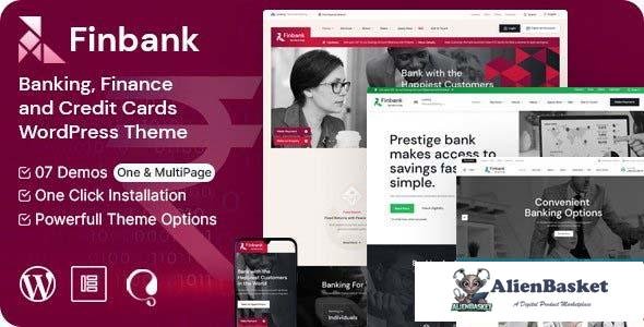 103785  Finbank v1.0 - Banking and Finance WordPress Theme 