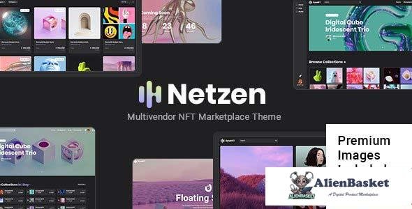 104020  Netzen v1.0 - Multivendor NFT Marketplace Theme 
