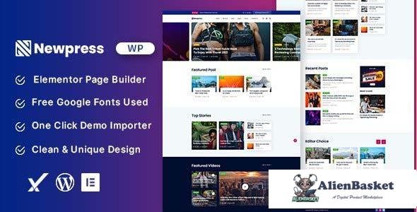 104147  Newpress v1.0 - Blog Magazine WordPress Theme 