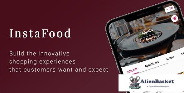 104174  InstaFood v1.4.0 - QR Menu, food delivery, pickup and dine-in for WordPress 