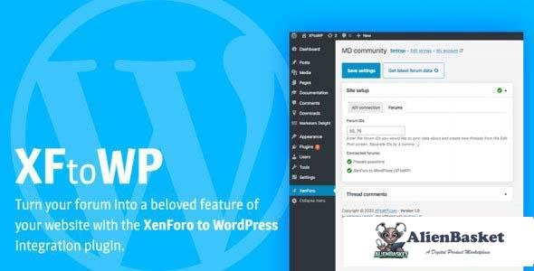 104247  XFtoWP v1.5 RC3 - XenForo to WordPress integration 
