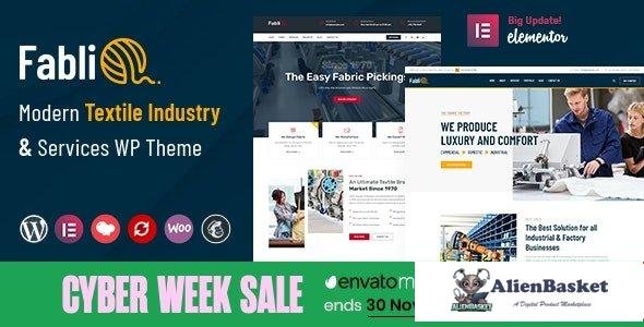 104293  Fablio v4.2 - Textile Industry WordPress Theme + RTL 