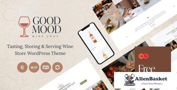 104345  Good Mood v1.0 - Wine Shop WordPress Theme 