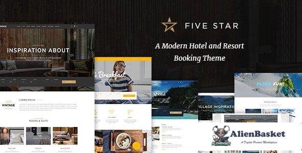 104436  FiveStar v1.7 - Hotel Booking Theme 