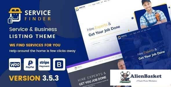 104482  Service Finder v3.5.3 - Provider and Business Listing Theme 