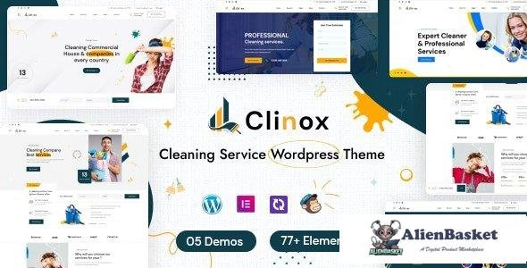 104529  Clinox v1.0.4 - Cleaning Services WordPress Theme 