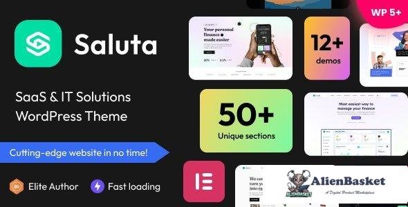 108448  Saluta v1.09 - SaaS & IT Solutions WordPress Theme 