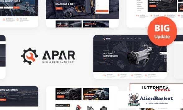 104630  Apar v1.0.8 - Auto Parts WordPress Shop Theme 
