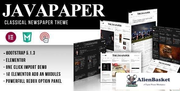 105077  Javapaper v1.3 - Classic Newspaper Theme 