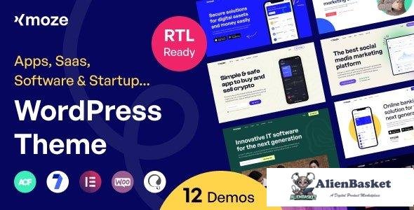 104642  Xmoze v1.0.8 - Saas Software Startup WordPress 