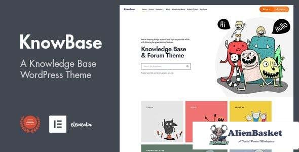 106671  KnowBase v1.4 - A Helpdesk & bbPress WordPress Theme 