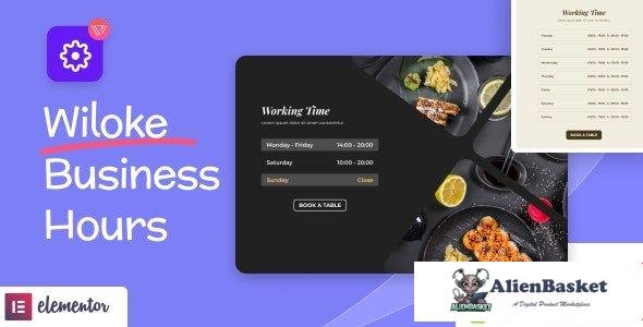 104653  Wiloke Business Hours For Elementor v1.0.24 