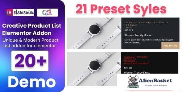 104672  WooCommerce Product List Addon For Elementor v1.0 