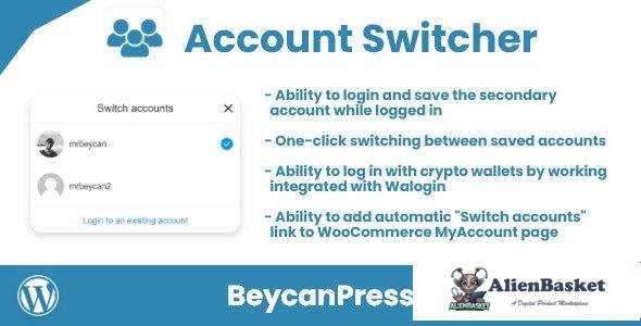 104678  Account Switcher for WordPress (Multiple accounts plugin) v1.0.0 