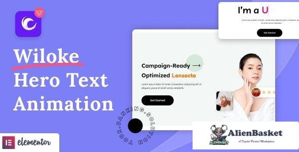 104686  Wiloke Hero Text Animation for Elementor v1.0.22 