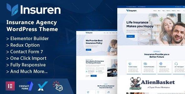 104751  Insuren v1.0 - Insurance Agency WordPress Theme 