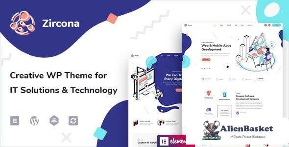 104765  Zircona v1.2.3 - IT Solutions & Technology WordPress Theme 