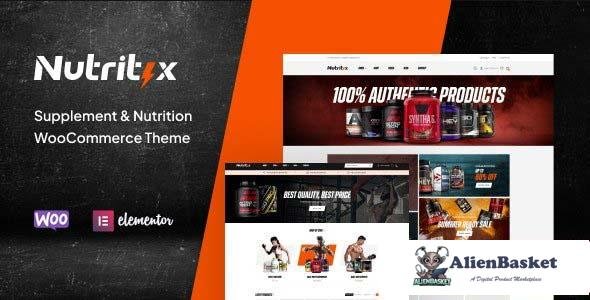 110451  Nutritix v1.2.1 - Supplement & Nutrition WooCommerce Theme 