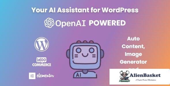 104899  Your AI Assistant for WordPress v1.0 - Easy Use OpenAI Services 