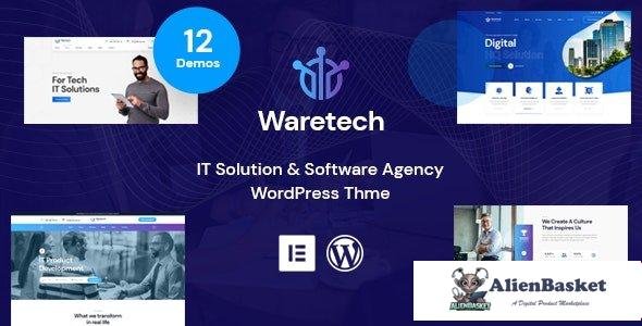 104910  Waretech v1.0.4 - IT Solutions & Technology WordPress Theme 