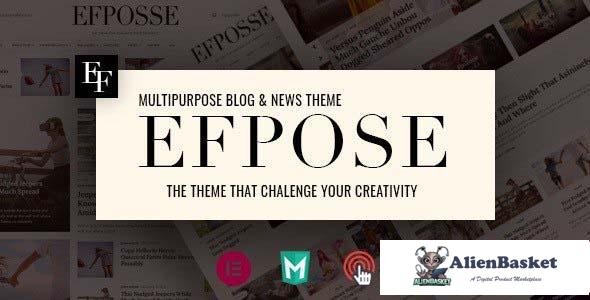 107967  Efpose v2.1.1 – Multipurpose Blog and Newspaper Theme 