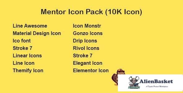 104971  Mentor Icon Pack for Beaver Page Builder v1.0.0 
