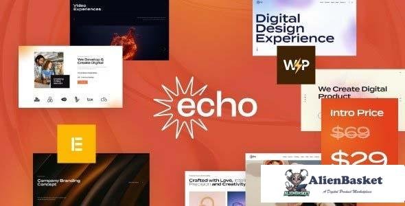 112390  Echo v1.10 - Digital Marketing & Creative Agency WordPress Theme 