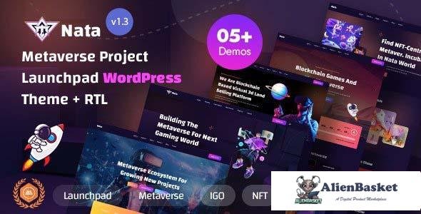 105063  Nata v1.3.0 - Metaverse Project Launchpad WordPress Theme 