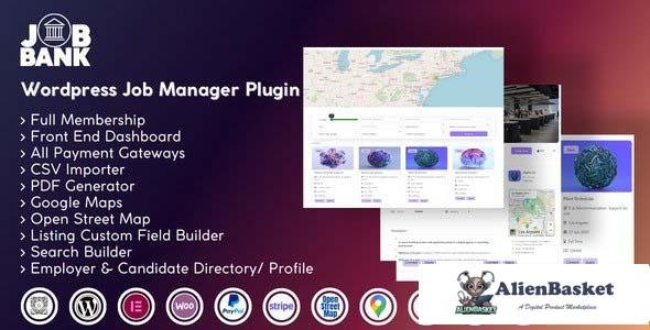 111242  JobBank v1.1.6 - WordPress Job manager plugin 