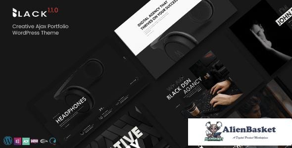 105194  Blackdsn v1.1.1 - Creative Ajax Portfolio WordPress Theme 